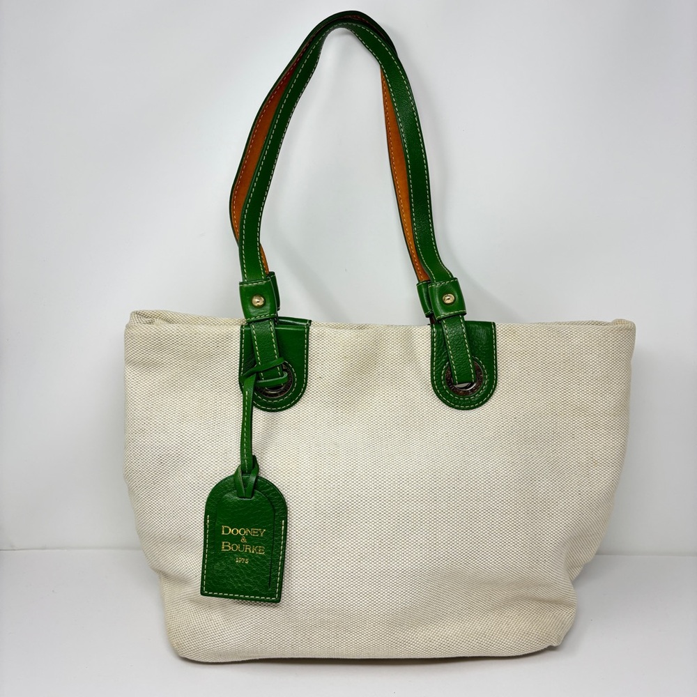 DOONEY & BOURKE Large East / West Grommet Shopper Tote